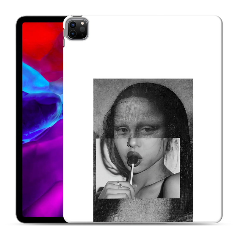 Силиконовый чехол на Ipad Pro 12.9 (2020) с принтом Мона Лиза Силиконовый чехол на Ipad Pro 12.9 (2020) с принтом Мона Лиза