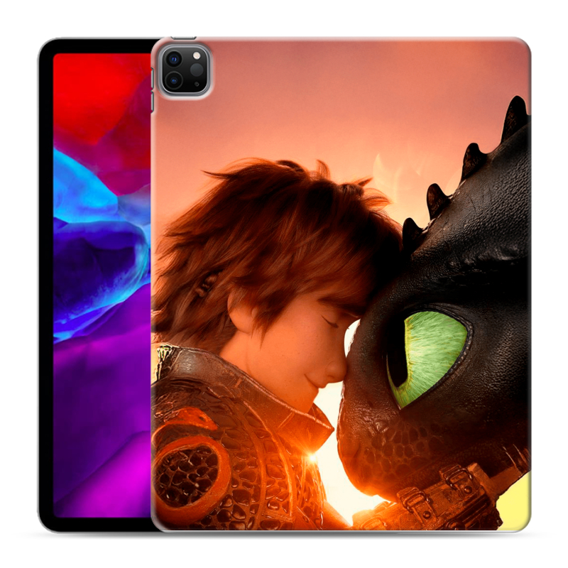 Силиконовый чехол на Ipad Pro 12.9 (2020) с принтом Как приручить дракона Силиконовый чехол на Ipad Pro 12.9 (2020) с принтом Как приручить дракона