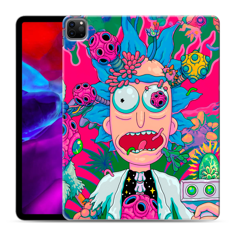 Силиконовый чехол на Ipad Pro 12.9 (2020) с принтом Рик и Морти Rick Morty Силиконовый чехол на Ipad Pro 12.9 (2020) с принтом Рик и Морти Rick Morty