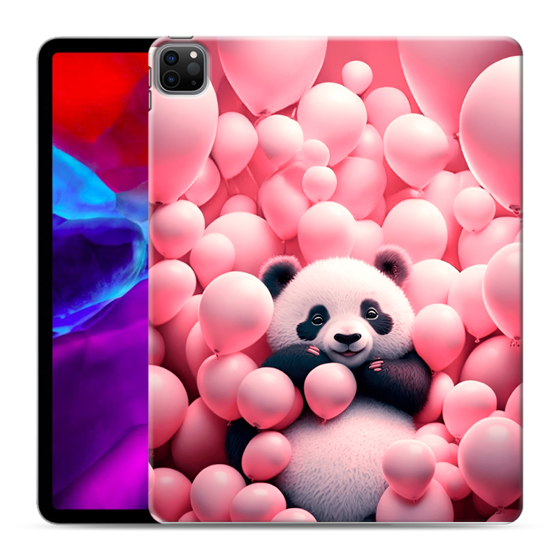 Силиконовый чехол на Ipad Pro 12.9 (2020) с принтом Панда Силиконовый чехол на Ipad Pro 12.9 (2020) с принтом Панда