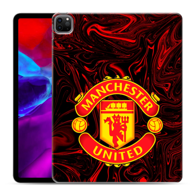 Силиконовый чехол на Ipad Pro 12.9 (2020) с принтом Manchester United Силиконовый чехол на Ipad Pro 12.9 (2020) с принтом Manchester United