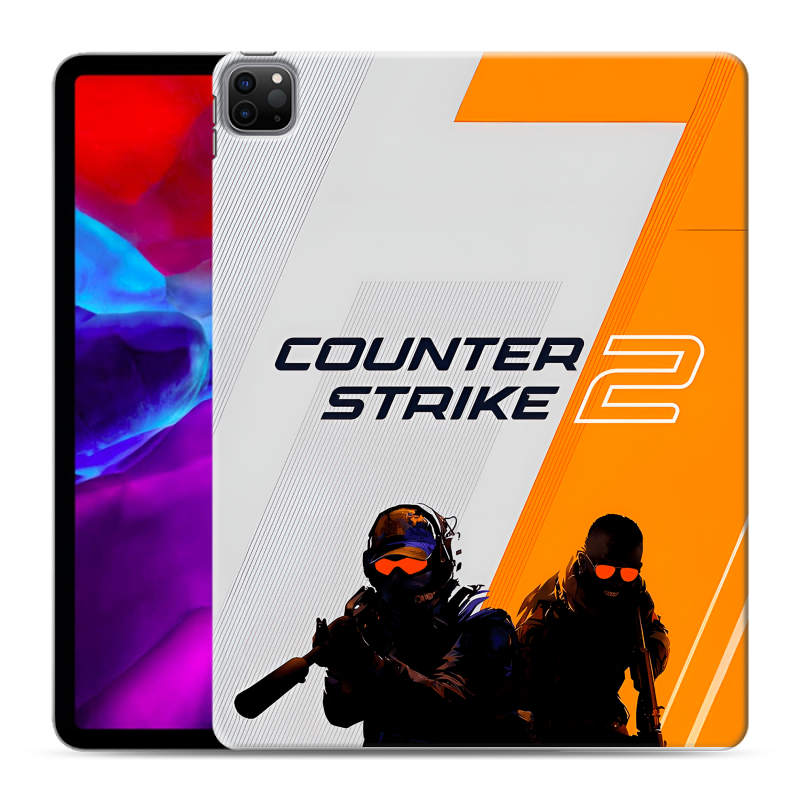 Силиконовый чехол на Ipad Pro 12.9 (2020) с принтом Counter Strike Силиконовый чехол на Ipad Pro 12.9 (2020) с принтом Counter Strike