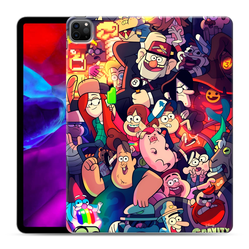 Силиконовый чехол на Ipad Pro 12.9 (2020) с принтом Gravity Falls Гравити Фолз Силиконовый чехол на Ipad Pro 12.9 (2020) с принтом Gravity Falls Гравити Фолз