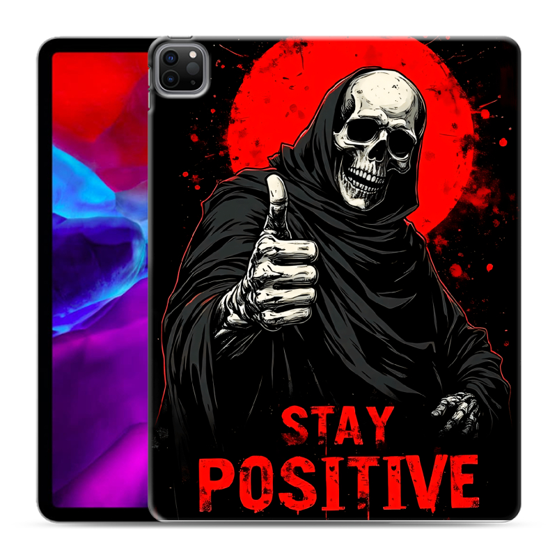Силиконовый чехол на Ipad Pro 12.9 (2020) с принтом смешной скелет Силиконовый чехол на Ipad Pro 12.9 (2020) с принтом смешной скелет
