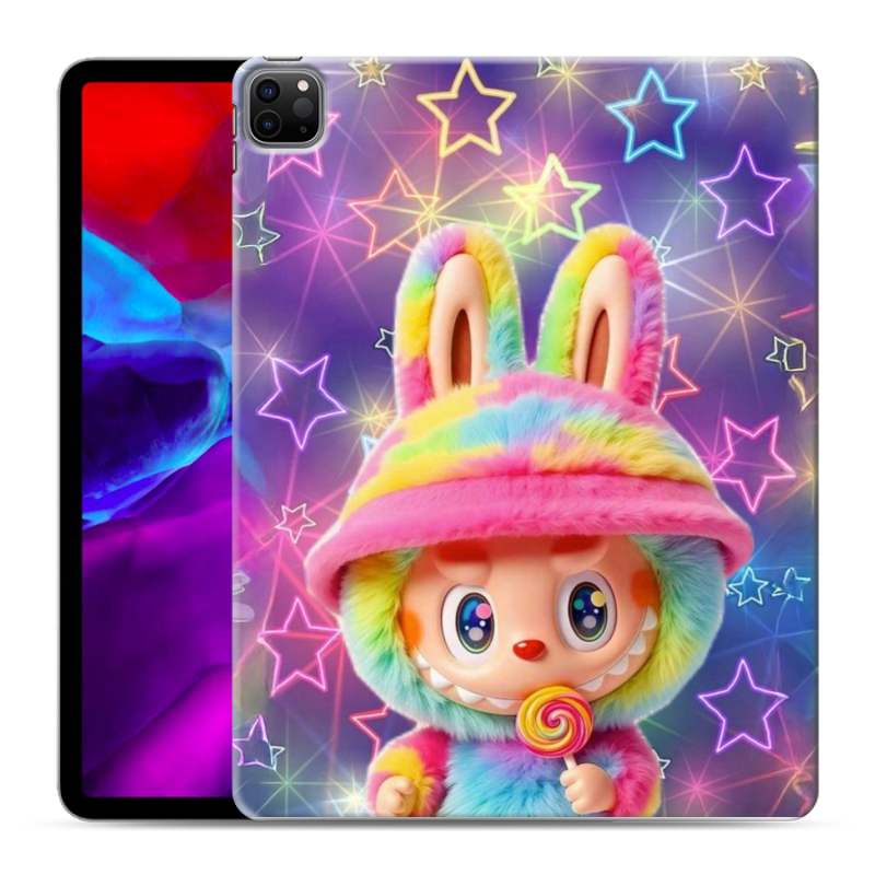 Силиконовый чехол на Ipad Pro 12.9 (2020) с принтом Labubu Лабубу Силиконовый чехол на Ipad Pro 12.9 (2020) с принтом Labubu Лабубу