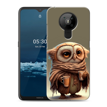 Силиконовый чехол на Nokia 5.3 с принтом Сова