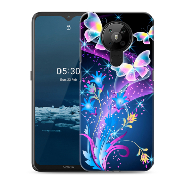 Силиконовый чехол на Nokia 5.3 с принтом Бабочки
