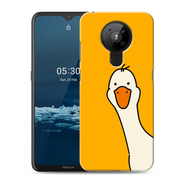 Силиконовый чехол на Nokia 5.3 с принтом Утка Силиконовый чехол на Nokia 5.3 с принтом Утка
