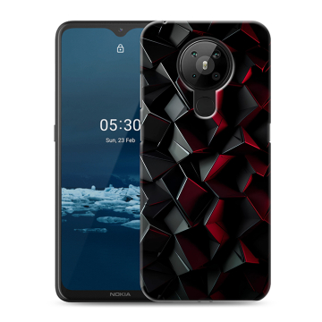 Силиконовый чехол на Nokia 5.3 с принтом Абстракция Силиконовый чехол на Nokia 5.3 с принтом Абстракция