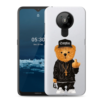 Силиконовый чехол на Nokia 5.3 с принтом Мишка Силиконовый чехол на Nokia 5.3 с принтом Мишка