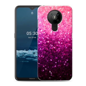 Силиконовый чехол на Nokia 5.3 с принтом Блестки Силиконовый чехол на Nokia 5.3 с принтом Блестки
