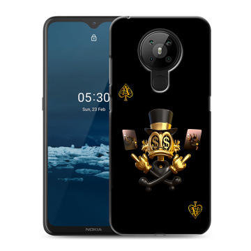 Силиконовый чехол на Nokia 5.3 с принтом Золотой скрудж макдак