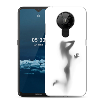 Силиконовый чехол на Nokia 5.3 с принтом Силуэт