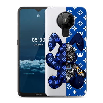 Силиконовый чехол на Nokia 5.3 с принтом Луи робот Силиконовый чехол на Nokia 5.3 с принтом Луи робот