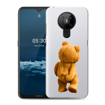 Силиконовый чехол на Nokia 5.3 с принтом Медведь