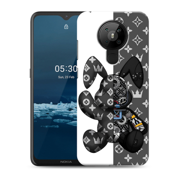 Силиконовый чехол на Nokia 5.3 с принтом Луи робот