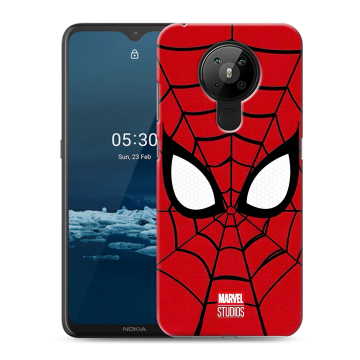 Силиконовый чехол на Nokia 5.3 с принтом человек паук spiderman Силиконовый чехол на Nokia 5.3 с принтом человек паук spiderman