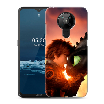 Силиконовый чехол на Nokia 5.3 с принтом Как приручить дракона Силиконовый чехол на Nokia 5.3 с принтом Как приручить дракона
