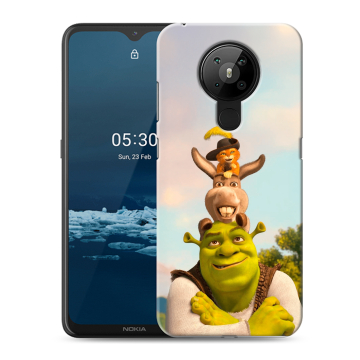 Силиконовый чехол на Nokia 5.3 с принтом Шрек Shrek