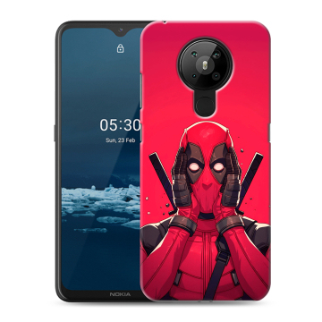 Силиконовый чехол на Nokia 5.3 с принтом Дедпул Deadpool Силиконовый чехол на Nokia 5.3 с принтом Дедпул Deadpool