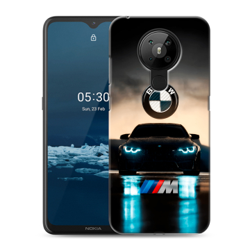 Силиконовый чехол на Nokia 5.3 с принтом БМВ BMW Силиконовый чехол на Nokia 5.3 с принтом БМВ BMW