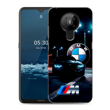Силиконовый чехол на Nokia 5.3 с принтом БМВ BMW Силиконовый чехол на Nokia 5.3 с принтом БМВ BMW