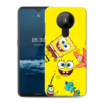 Силиконовый чехол на Nokia 5.3 с принтом Спанч боб Спанчбоб Силиконовый чехол на Nokia 5.3 с принтом Спанч боб Спанчбоб
