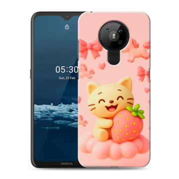 Силиконовый чехол на Nokia 5.3 с принтом для девочек Силиконовый чехол на Nokia 5.3 с принтом для девочек