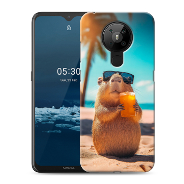 Силиконовый чехол на Nokia 5.3 с принтом Капибара