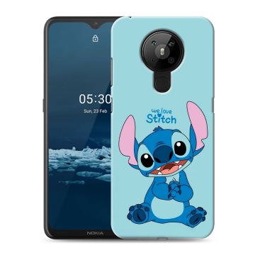 Силиконовый чехол на Nokia 5.3 с принтом Лило и Стич