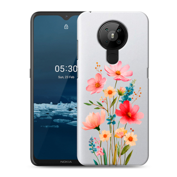 Силиконовый чехол на Nokia 5.3 с принтом Цветы