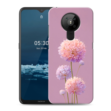 Силиконовый чехол на Nokia 5.3 с принтом Цветы