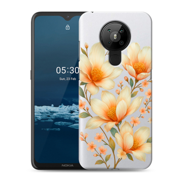 Силиконовый чехол на Nokia 5.3 с принтом Цветы