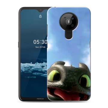 Силиконовый чехол на Nokia 5.3 с принтом Как приручить дракона Силиконовый чехол на Nokia 5.3 с принтом Как приручить дракона