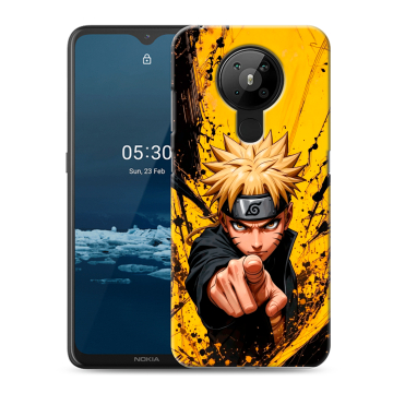Силиконовый чехол на Nokia 5.3 с принтом Naruto Наруто