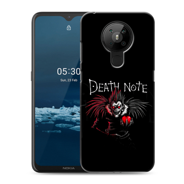 Силиконовый чехол на Nokia 5.3 с принтом Death note Тетрадь смерти Силиконовый чехол на Nokia 5.3 с принтом Death note Тетрадь смерти