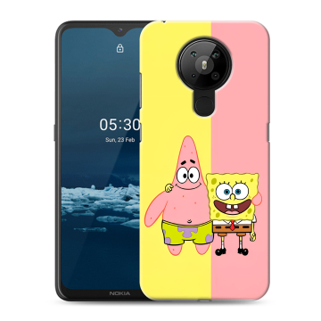 Силиконовый чехол на Nokia 5.3 с принтом Спанч боб Спанчбоб