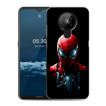 Силиконовый чехол на Nokia 5.3 с принтом Spiderman Человек паук