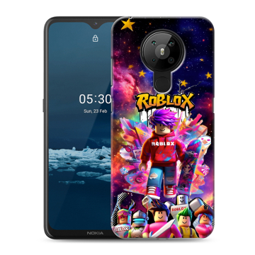 Силиконовый чехол на Nokia 5.3 с принтом Roblox Роблокс Силиконовый чехол на Nokia 5.3 с принтом Roblox Роблокс