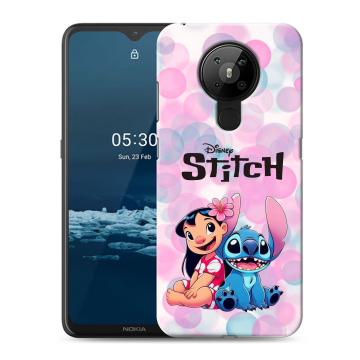 Силиконовый чехол на Nokia 5.3 с принтом Лило и Стич