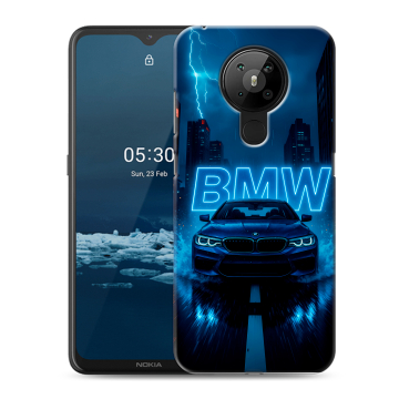 Силиконовый чехол на Nokia 5.3 с принтом BMW БМВ Силиконовый чехол на Nokia 5.3 с принтом BMW БМВ