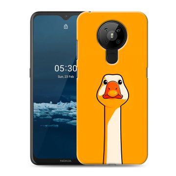 Силиконовый чехол на Nokia 5.3 с принтом Смешная утка