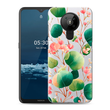 Силиконовый чехол на Nokia 5.3 с принтом женский