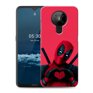 Силиконовый чехол на Nokia 5.3 с принтом Дедпул Deadpool Силиконовый чехол на Nokia 5.3 с принтом Дедпул Deadpool