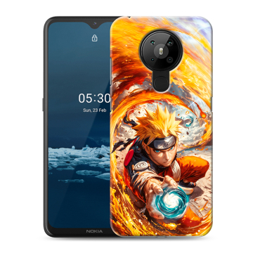 Силиконовый чехол на Nokia 5.3 с принтом Аниме Наруто Naruto