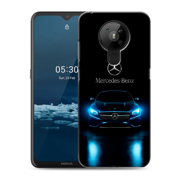 Силиконовый чехол на Nokia 5.3 с принтом Mercedes Мерседес