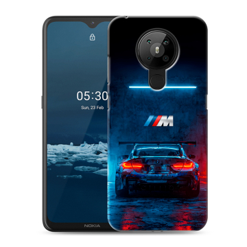 Силиконовый чехол на Nokia 5.3 с принтом BMW БМВ