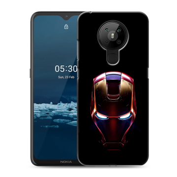 Силиконовый чехол на Nokia 5.3 с принтом IronMan Железный человек