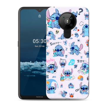Силиконовый чехол на Nokia 5.3 с принтом Лило и Стич