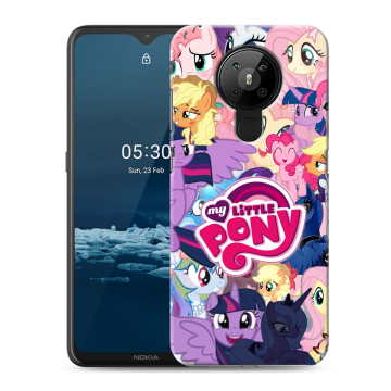 Силиконовый чехол на Nokia 5.3 с принтом My little pony Дружба чудо